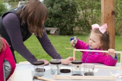 Building bee houses...