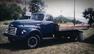 Historic old farm truck