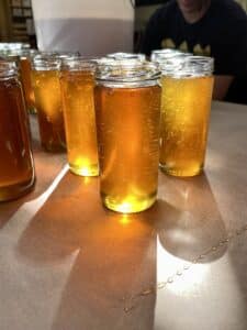21 Acres honey is bottled in summer and fall to be sold in our Farm Market.