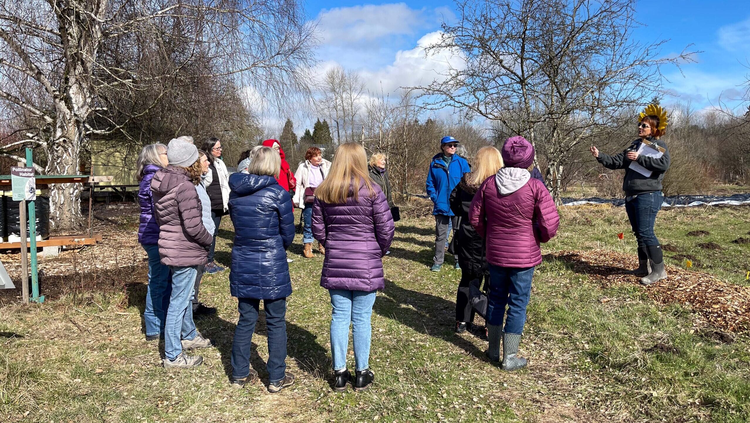 An early spring guided tour of the 21 Acres farm
