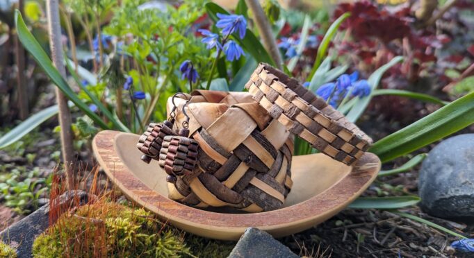 Willow baskets made by basket weaver Erin Cox. 16x9 crop